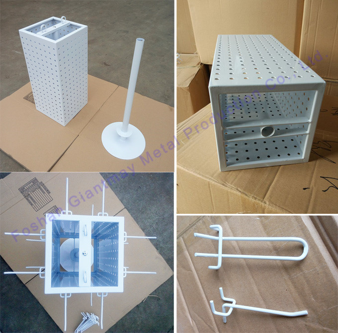 Countertop Spinning Hooks Stand Keychain Display Rack