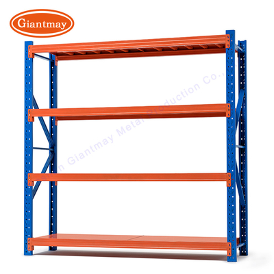 Commercial Iron Shelf System Warehouse Rack Floor Standing Display Unit