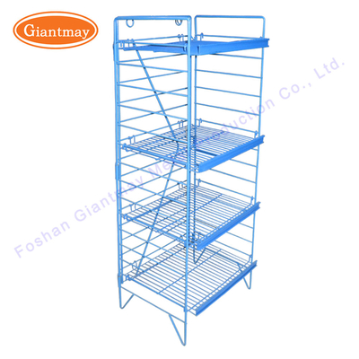Retail Store Bread Shop Stand Wire Mesh Display Rack