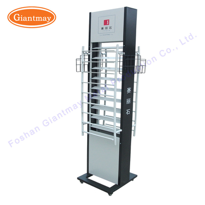 Metal Floor Stand For Showroom Ceramic Tile Display Rack