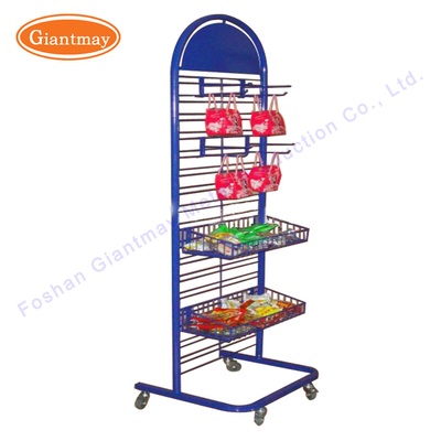 Professional Candy Bar Stand Retail Rack Metal Wire Display