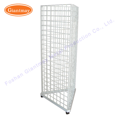 Triangle Wire Mesh Stand For  Metal Grid Display