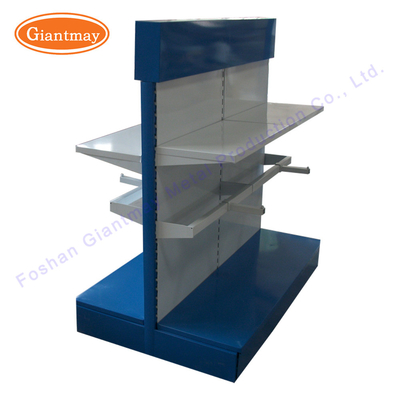 Double Sides Steel Stand Retail Store Gondola Supermarket Shelf