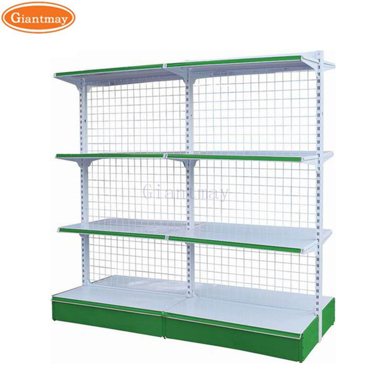Customized Retail Display Racks Label Gondola Shelving Supermarket ...