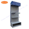 Grocery Shelf Store Mobile Floor Stand Slatwall Display Stands