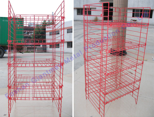 Retail Store Bread Shop Stand Wire Mesh Display Rack