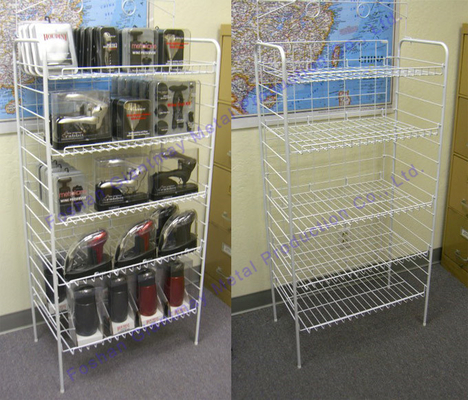 Retail Store Bread Shop Stand Wire Mesh Display Rack