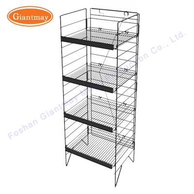 Retail Store Bread Shop Stand Wire Mesh Display Rack