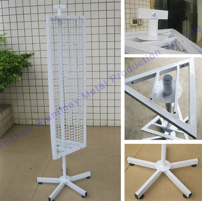 Spinning Rack Revolving Shelf 3 Sided Rotating Display Stand