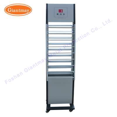 Metal Floor Stand For Showroom Ceramic Tile Display Rack