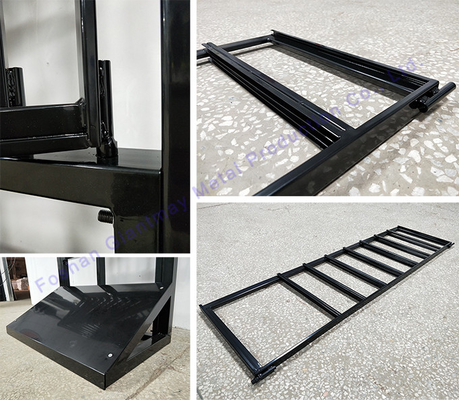 Showroom Metal Frame Ceramic Tile Rack Floor Display