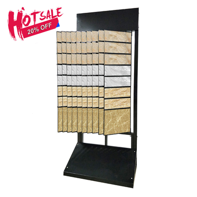 Showroom Metal Frame Ceramic Tile Rack Floor Display