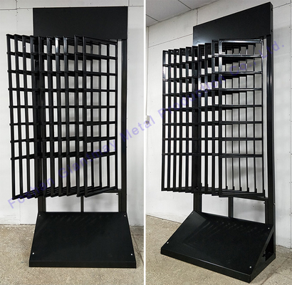 Showroom Metal Frame Ceramic Tile Rack Floor Display