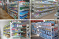 Supermarket Store Shelf Display Stand Double Side Pegboard