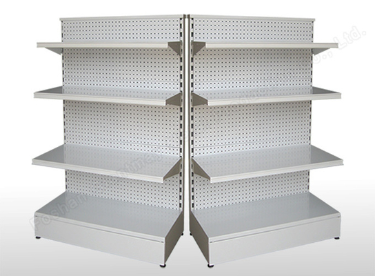 Supermarket Store Shelf Display Stand Double Side Pegboard