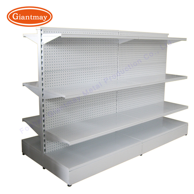 Supermarket Store Shelf Display Stand Double Side Pegboard