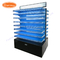 Double Sides LED Light Metal Rack Pegboard Display Stand
