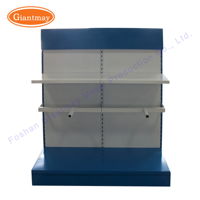 Double Sides Steel Stand Retail Store Gondola Supermarket Shelf