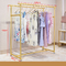 Store  Showroom Hanging Cloth Rack Stainless Steel Clothing Display Stand
