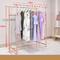 Floor Standing Dress Cloth Display Rack Garment Store Drying Clothes Rack Stand