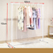Lady Dress Freestanding Clothes Rack Metal Clothing Display Stands